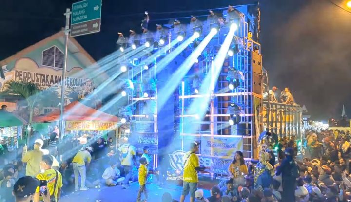 Sound Horeg di Malang ketika acara Karnaval