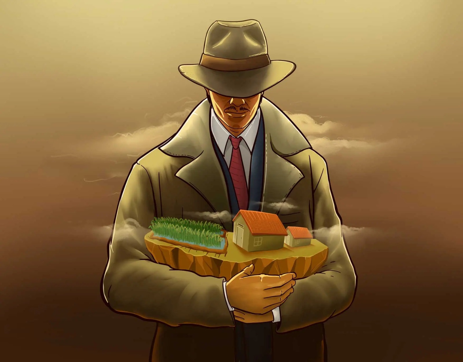 Ilustrasi Mafia Tanah