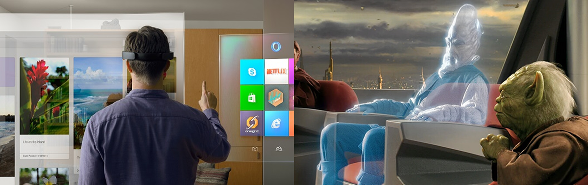 Kalau dulu kita cuma bisa melihat hologram di film sekarang Hologram digunakan dalam berbagai bidang, dari konser hingga komunikasi. Contohnya, konser hologram Tupac di Coachella Kalau dulu kita cuma bisa melihat hologram di film sekarang Hologram digunakan dalam berbagai bidang, dari konser hingga komunikasi. Contohnya, konser hologram Tupac di Coachella