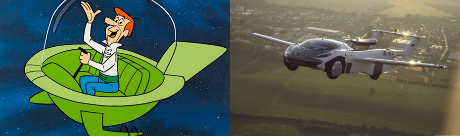 Lalu ada mobil terbang, yang sering muncul di berbagai film dan kartun, Sekarang, beberapa perusahaan mengembangkan mobil yang bisa berpindah dari mode berkendara ke mode terbang Lalu ada mobil terbang, yang sering muncul di berbagai film dan kartun, Sekarang, beberapa perusahaan mengembangkan mobil yang bisa berpindah dari mode berkendara ke mode terbang