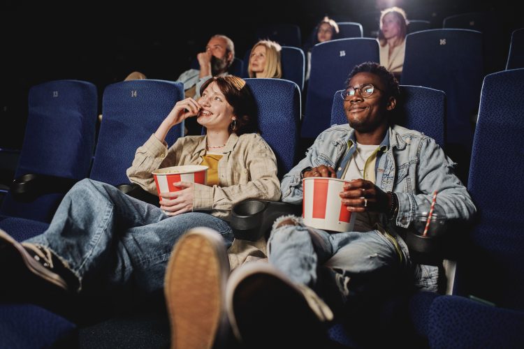Watching Film At CInema
