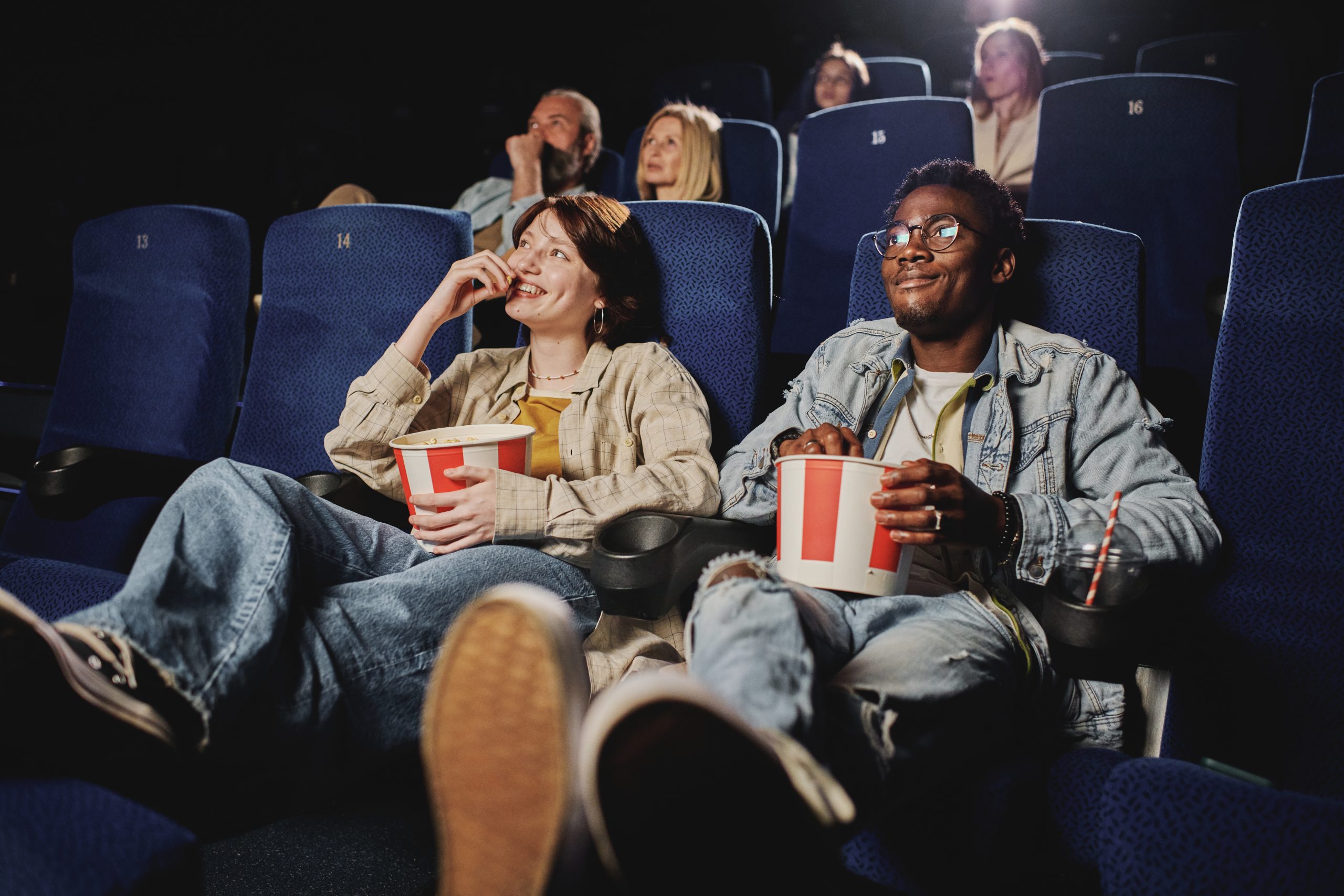 Watching Film At CInema