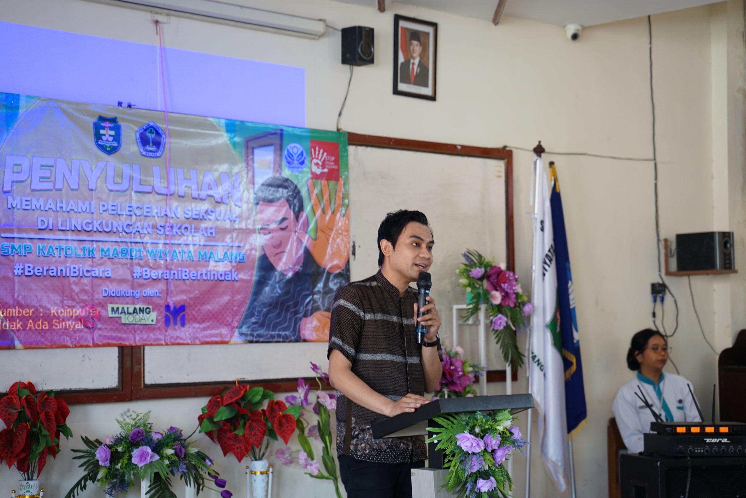 Sambutan oleh dosen pembimbing