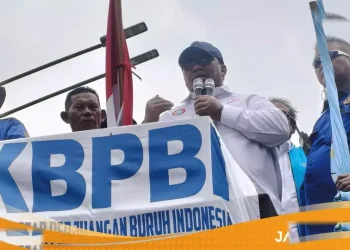 Aksi Buruh Di Jakarta Berakhir Kondusif