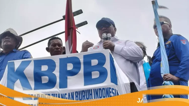 Aksi Buruh Di Jakarta Berakhir Kondusif