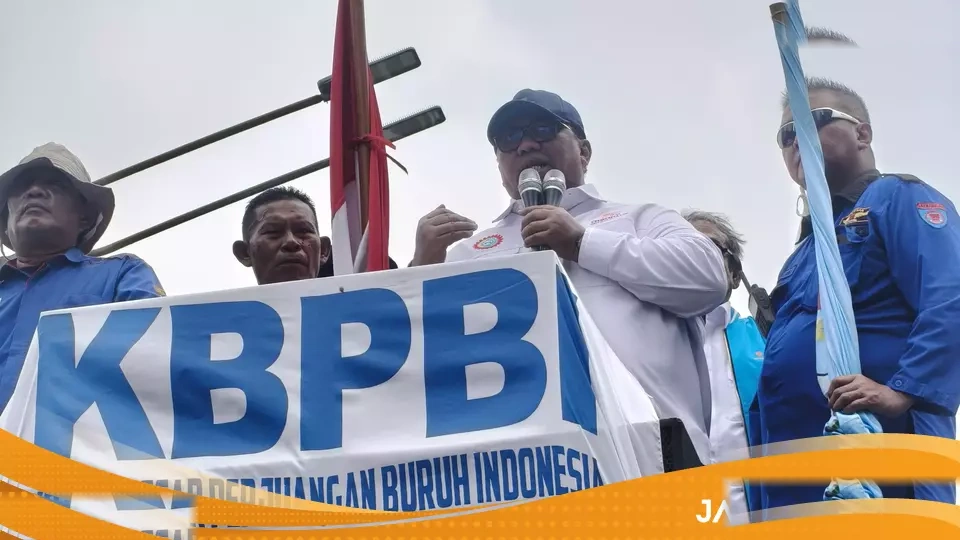 Aksi Buruh Di Jakarta Berakhir Kondusif