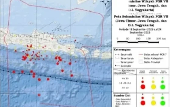 Bmkg Malang Catat 105 Kali Gempa Guncang Jawa Timur Selama
