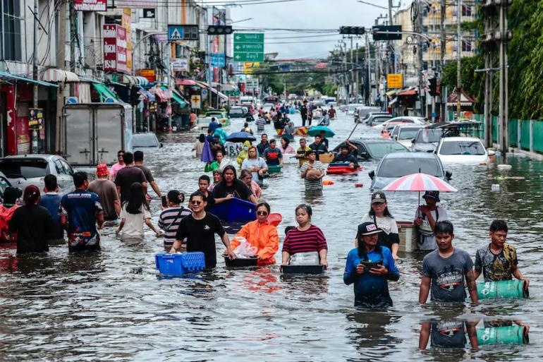 Bangkok Lumpuh Total Diterjang Banjir Usai Diguyur Hujan Nonstop Dua