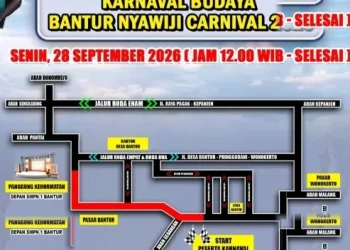Bantur Nyawiji Carnival Bikin Jalur Selatan Padat Polisi Alihkan Wisatawan