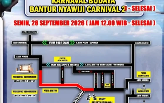Bantur Nyawiji Carnival Bikin Jalur Selatan Padat Polisi Alihkan Wisatawan