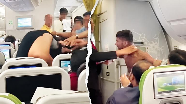 Dua Penumpang Baku Hantam Di Udara Buat Penerbangan Mencekam