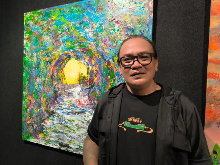 Kontemplasi Alam Gatot Ganyutz yang Menjelma Karya Seni Khas