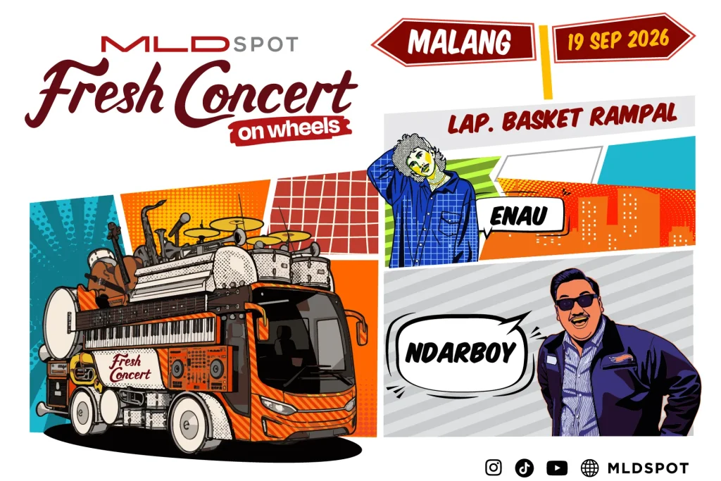Konser Rasa Nongkrong! MLDSPOT Fresh Concert On Wheels 2026 Siap Guncang Malang Pakai Stage Bus Unik