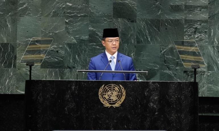 Menlu Sugiono Tegaskan Komitmen Indonesia Kawal Kemerdekaan Palestina Di Panggung