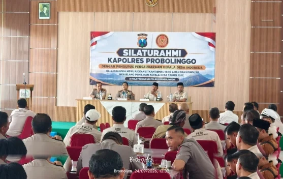 Polres Probolinggo Rangkul Kades Jaga Kondusivitas Kamtibmas Menjelang Pilkades 2027
