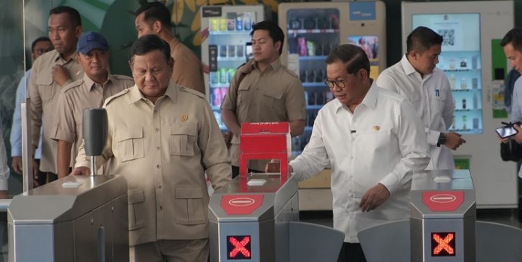 Prabowo Jajal Lrt Kelapa Gading Dan Tegaskan Komitmen Pengembangan Transportasi