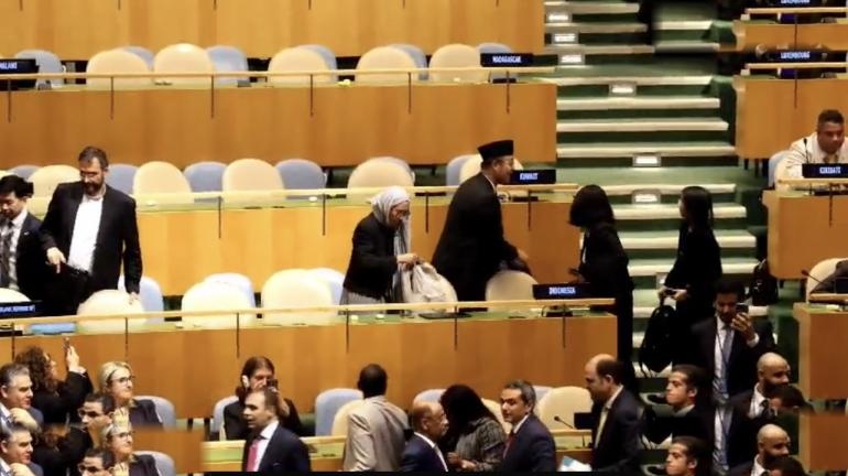 Protes Keras Delegasi Indonesia Walk Out Saat Benjamin Netanyahu Pidato