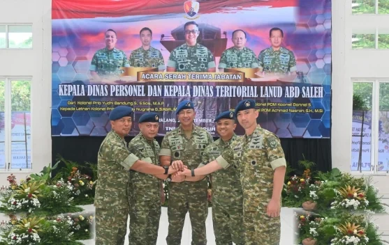 Sertijab Dua Pejabat Utama Lanud Abd Saleh Malang Siap Perkokoh