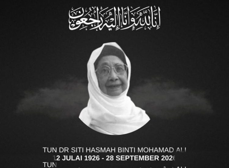 Siti Hasmah Istri Mantan Pm Malaysia Mahathir Mohamad Meninggal Dunia