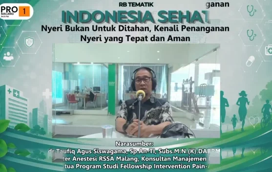 Ahli Medis Malang Imbau Warga Tak Sepelekan Nyeri Rasa Sakit