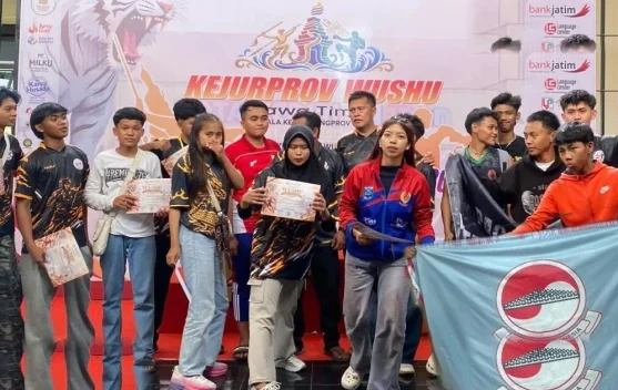 Borong 11 Medali Di Kejurnas Kediri Atlet Wushu Kabupaten Probolinggo