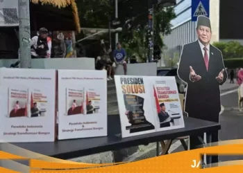 Buku Gagasan Prabowo Dibagikan Gratis Saat Car Free Day Jakarta