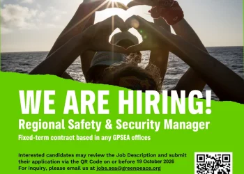 Dicari Fundraising Manager Greenpeace Indonesia