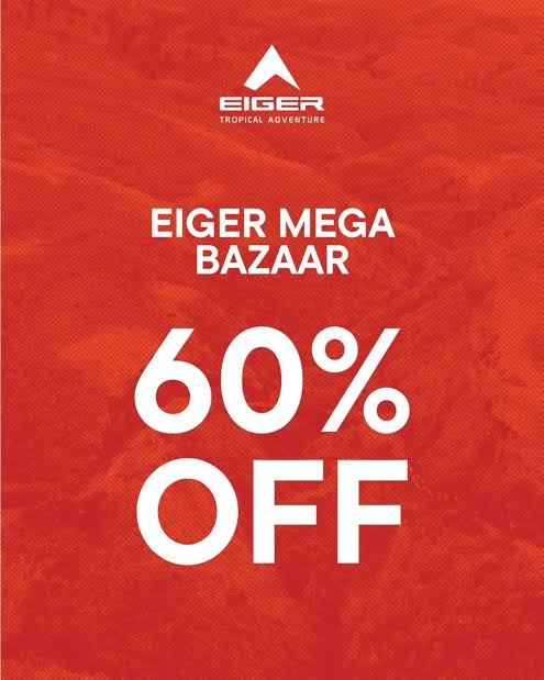 Eiger Mega Bazaar Gebrak Malang Dengan Diskon Gila Gilaan Sampai 60%