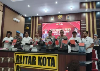 Hasil Operasi Sikat Semeru Polresta Blitar Ringkus 17 Tersangka Kejahatan