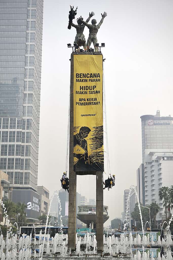Hidup Rakyat Makin Sesak, Greenpeace Indonesia Desak Pemerintah untuk Serius Tangani Krisis Iklim