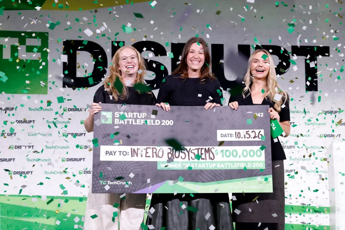 Intero Biosystems Sabet Gelar Juara Startup Battlefield Techcrunch Disrupt 2026
