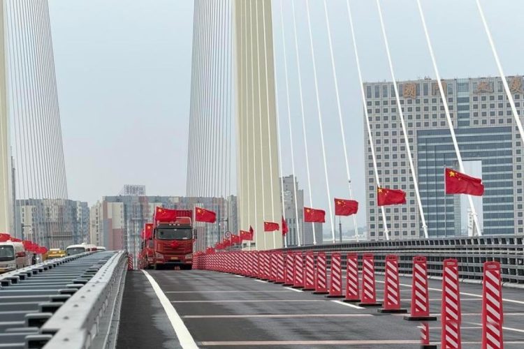 Jembatan Baru Perbatasan China Korea Utara Resmi Beroperasi