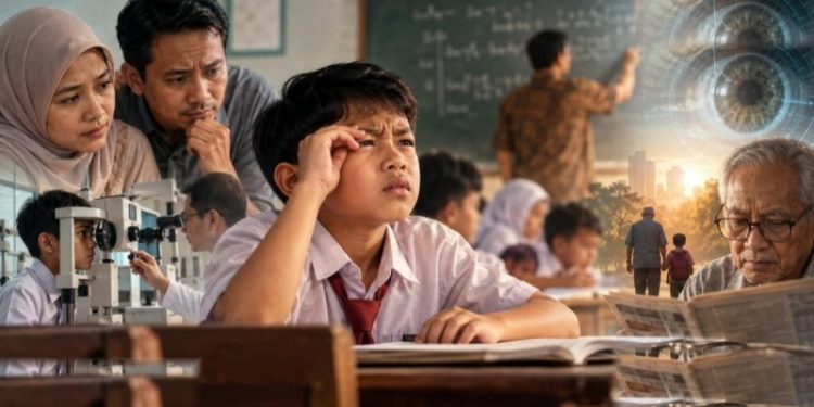 Kisah Penderita Gangguan Penglihatan Di Malang Yang Pantang Menyerah Menembus