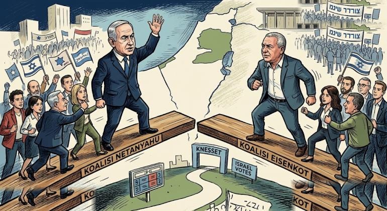 Pemilu Israel Berlangsung Sengit Posisi Netanyahu Terancam Oleh Oposisi