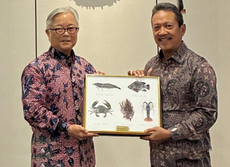 Perkuat Sektor Kelautan Dubes Jepang Ueno Atsushi Tempuh Kerja Sama