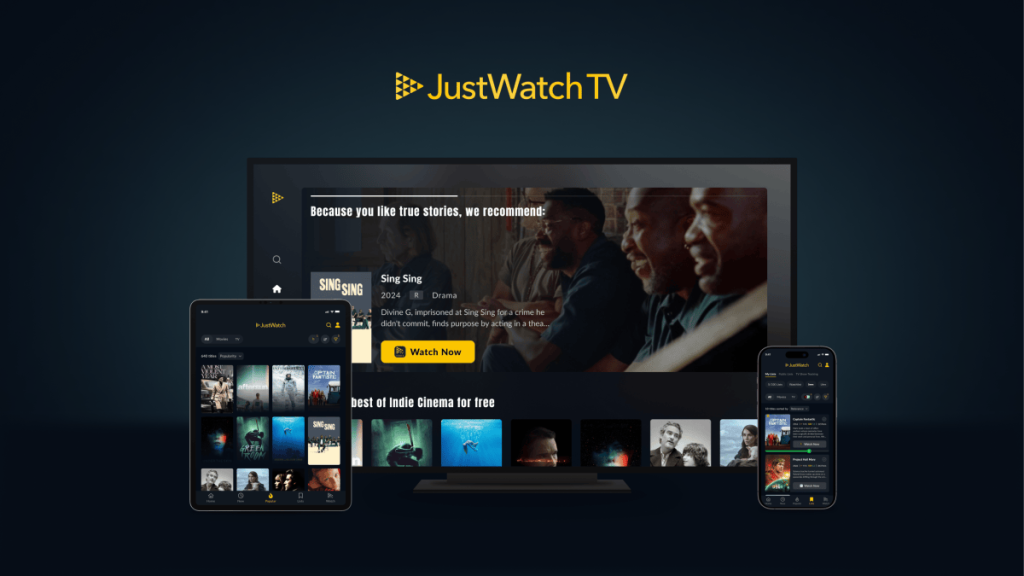 Platform Panduan Streaming JustWatch Kini Resmi Meluncurkan Layanan Streaming Sendiri