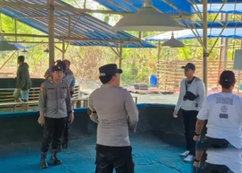 Polres Blitar Kota Gerebek Dugaan Arena Sabung Ayam Di Srengat