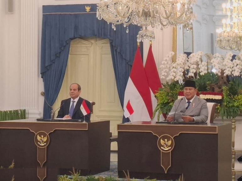 Prabowo dan El-Sisi Sepakat Perkuat Ekonomi Nasional Lewat EPA Indonesia-Mesir