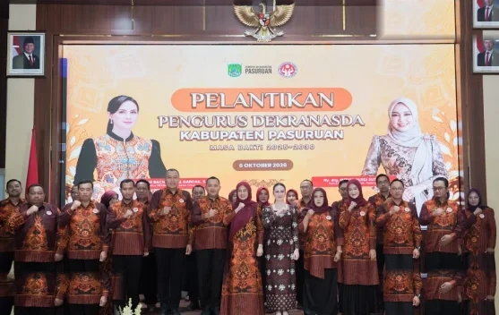 Sah Dilantik, Pengurus Dekranasda Kabupaten Pasuruan Periode 2025-2030 Siap Tancap Gas Dorong UMKM Lokal