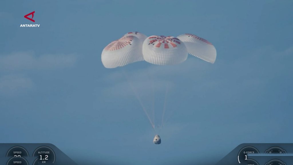 Usai 237 Hari di Antariksa, Empat Astronaut Crew-12 Berhasil Hinggap Kembali di Bumi