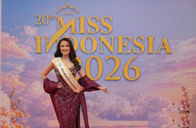 Wakil Sulawesi Utara Yvette Rondonuwu Sabet Gelar Miss Beauty of GIVing 2026