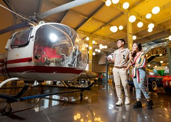 Hall Helikopter Museum Angkut Jawa Timur Park