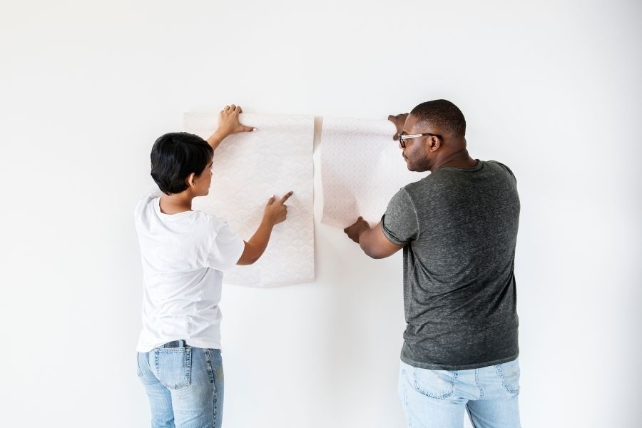 Inspirasi Desain Wallpaper Dinding Kamar Tidur Aesthetic