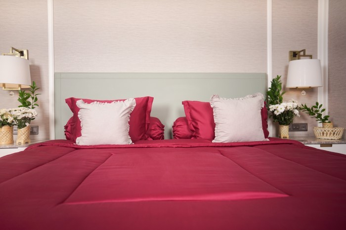 Plain Pompien Red Lyocell Plain Pompien Red Lyocell