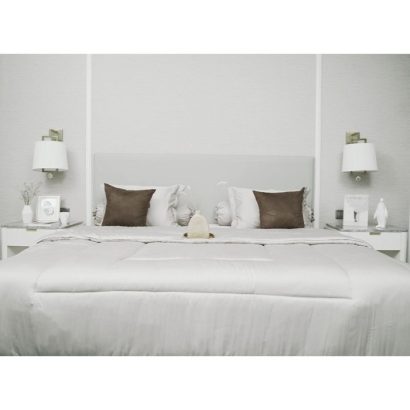 Plain Silver Lyocell