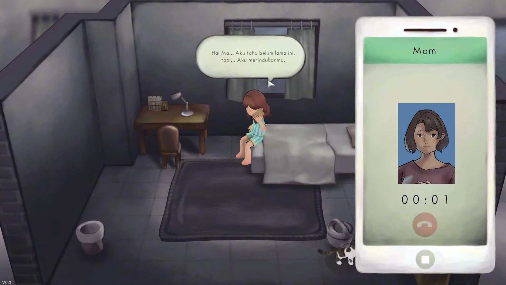 Life beyond work HR Simulator evening scene with relaxation and family time.