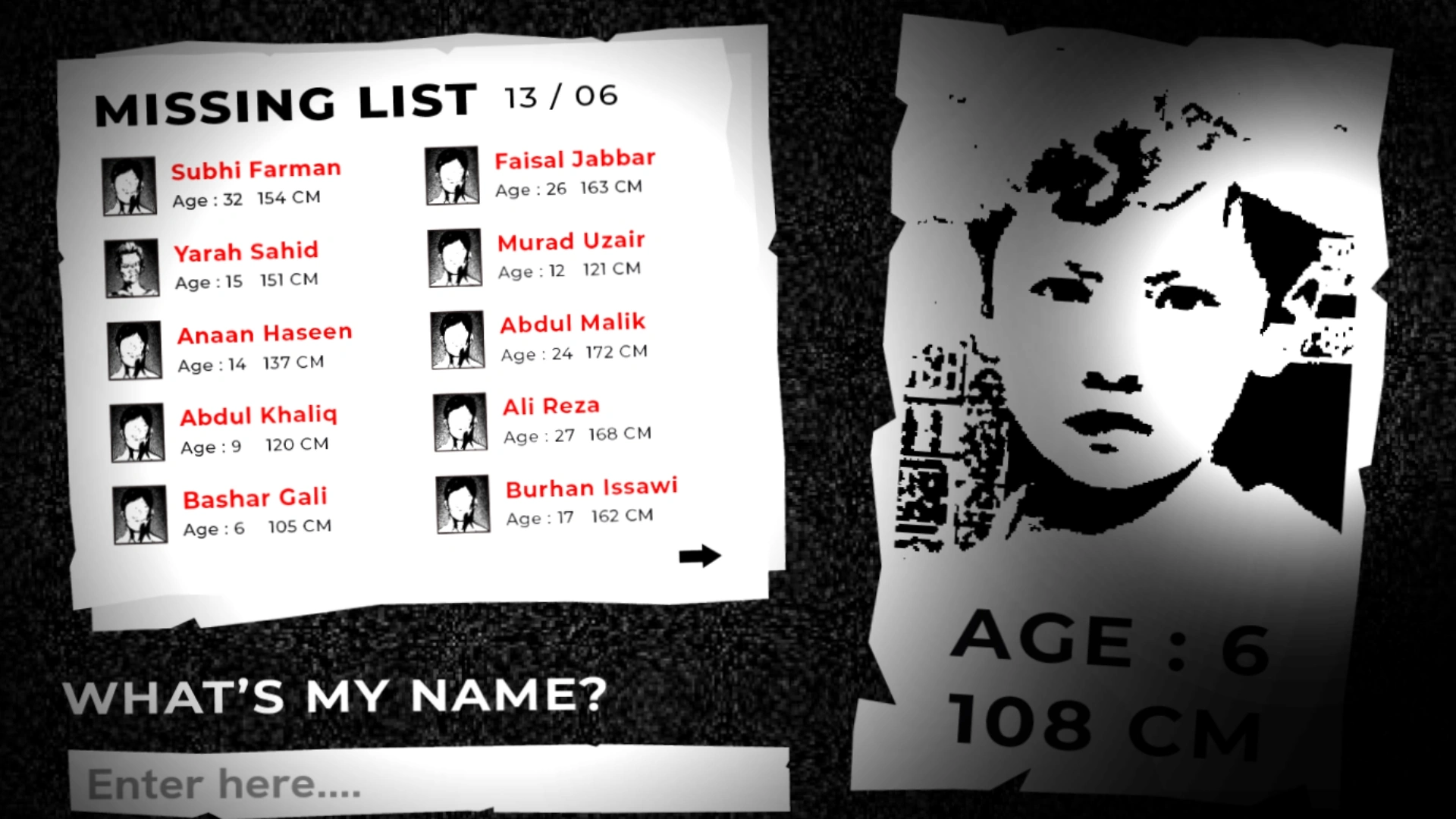 Victims List Victims List