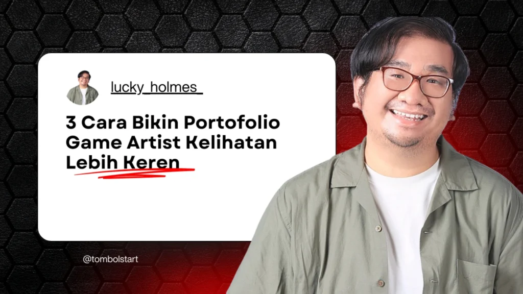 Cara Portofolio Game Artist Stand Out