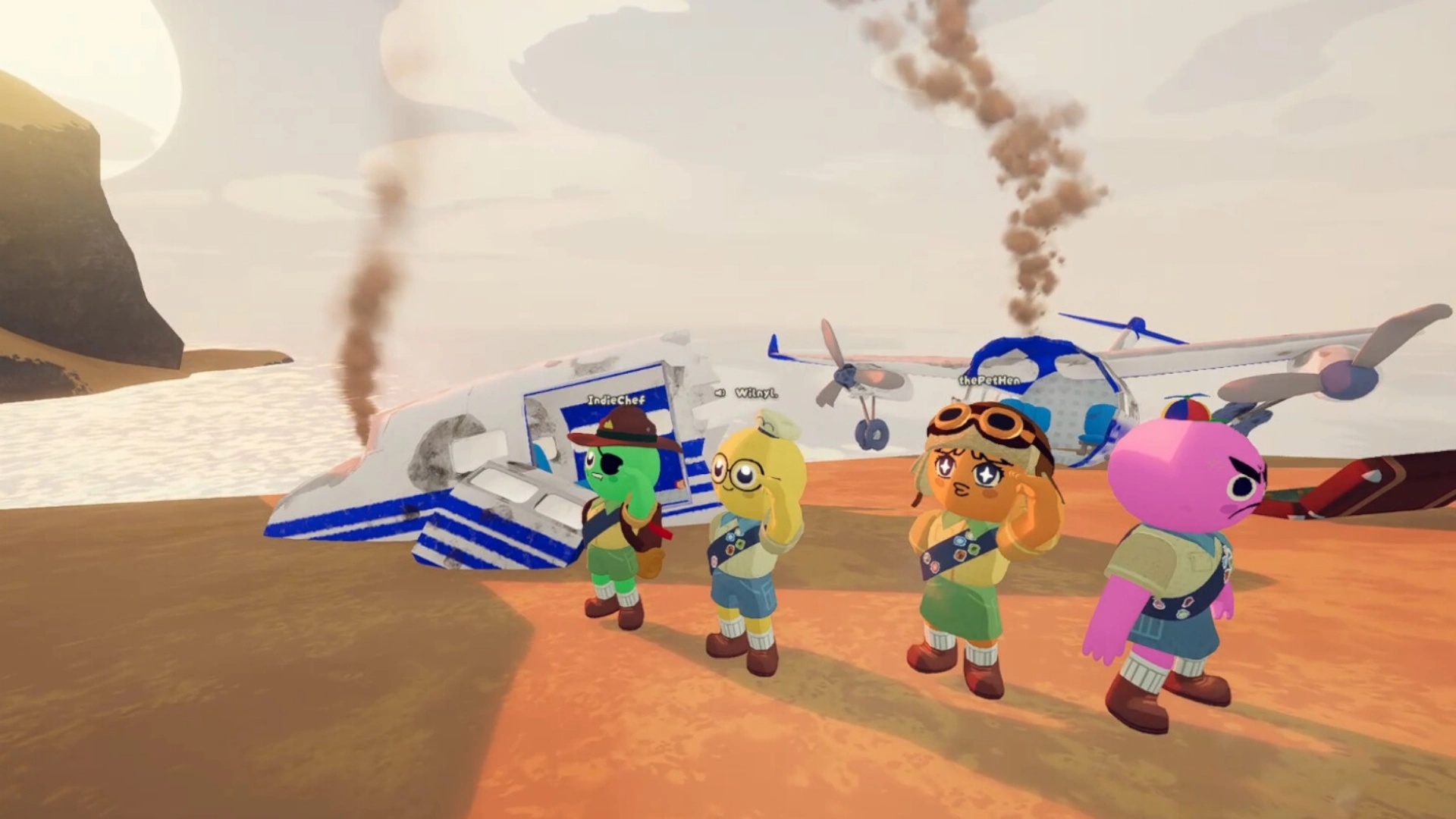 Peak, the currently booming game Peak, the currently booming game