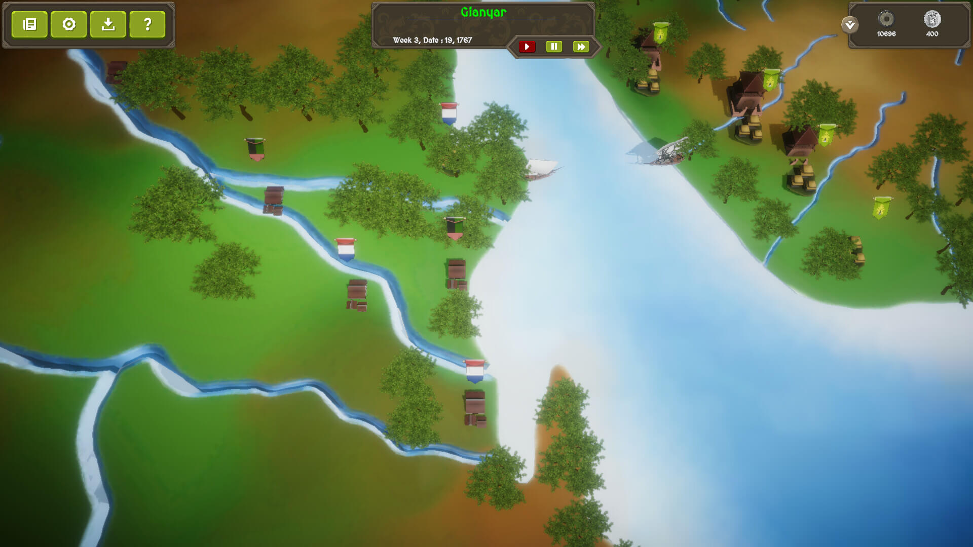 fall of bali game lokal indonesia strategi historis